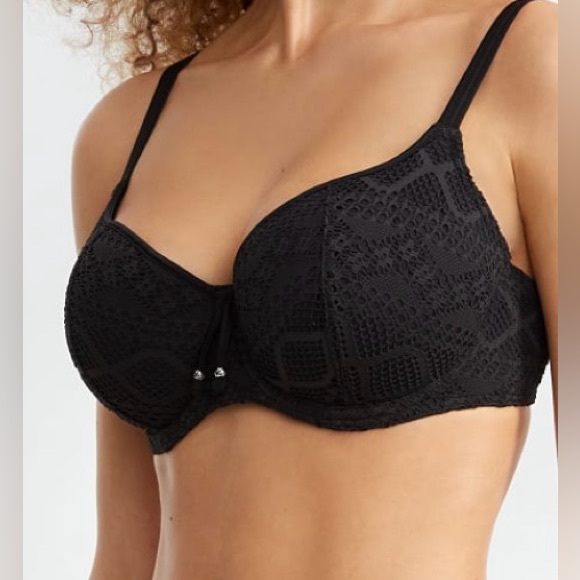 Freya Sundance Sweetheart Bikini Top - Black -32G - excellent like new condition - Picture 3 of 9